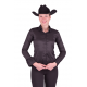 Taffeta Stretch w/Hidden Zipper Western Show Shirt - 70199