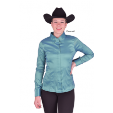 Taffeta Stretch w/Hidden Zipper Western Show Shirt - 70199