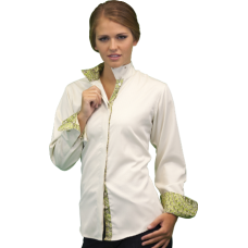 Herringbone Coolmax Wrap Collar Shirt - 68200