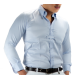 Mens Cool Max Show Shirt with a Stock Tie  Holder